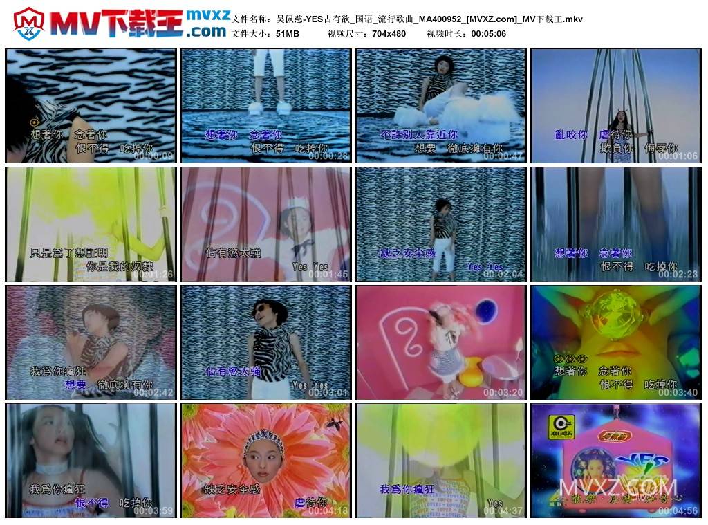 吴佩慈-YES占有欲_国语_流行歌曲_MA400952